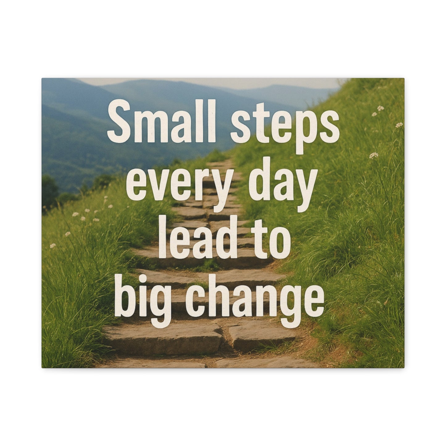 Small steps every day lead to big change