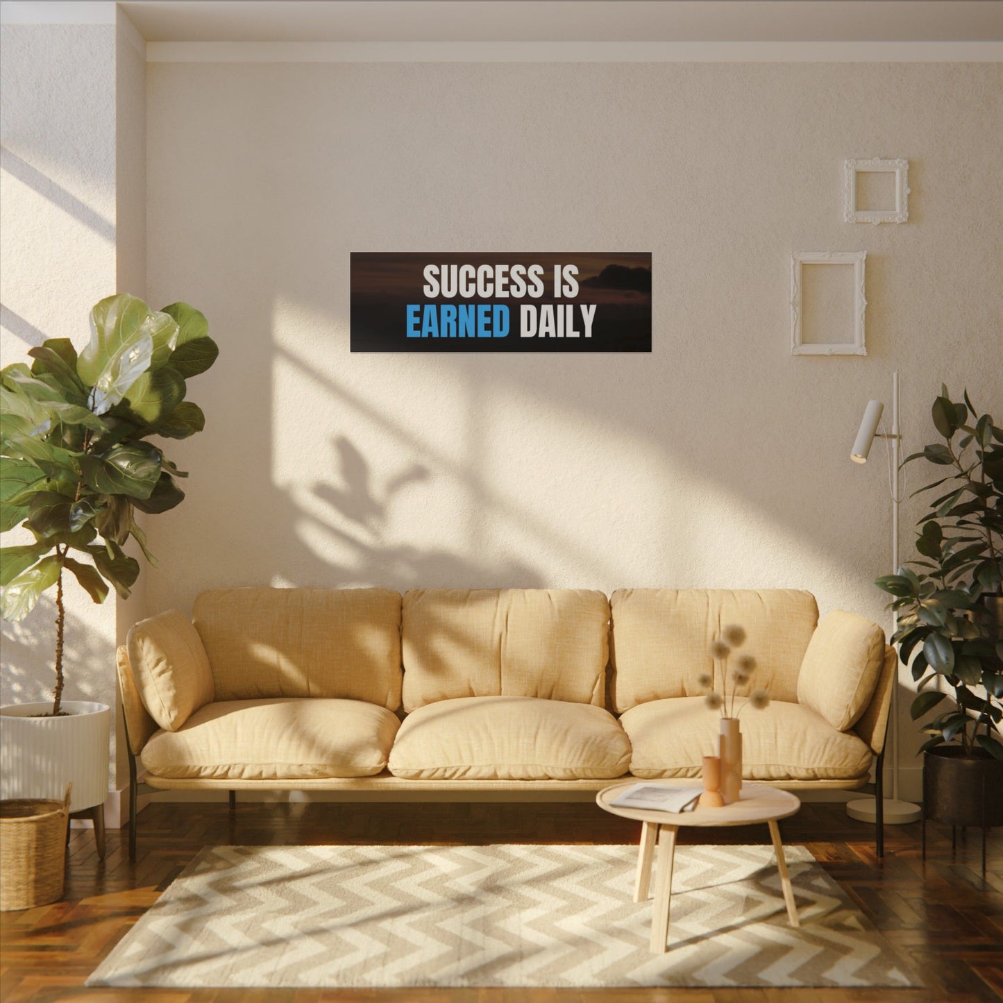 Canvas Print - Success is Earned Daily