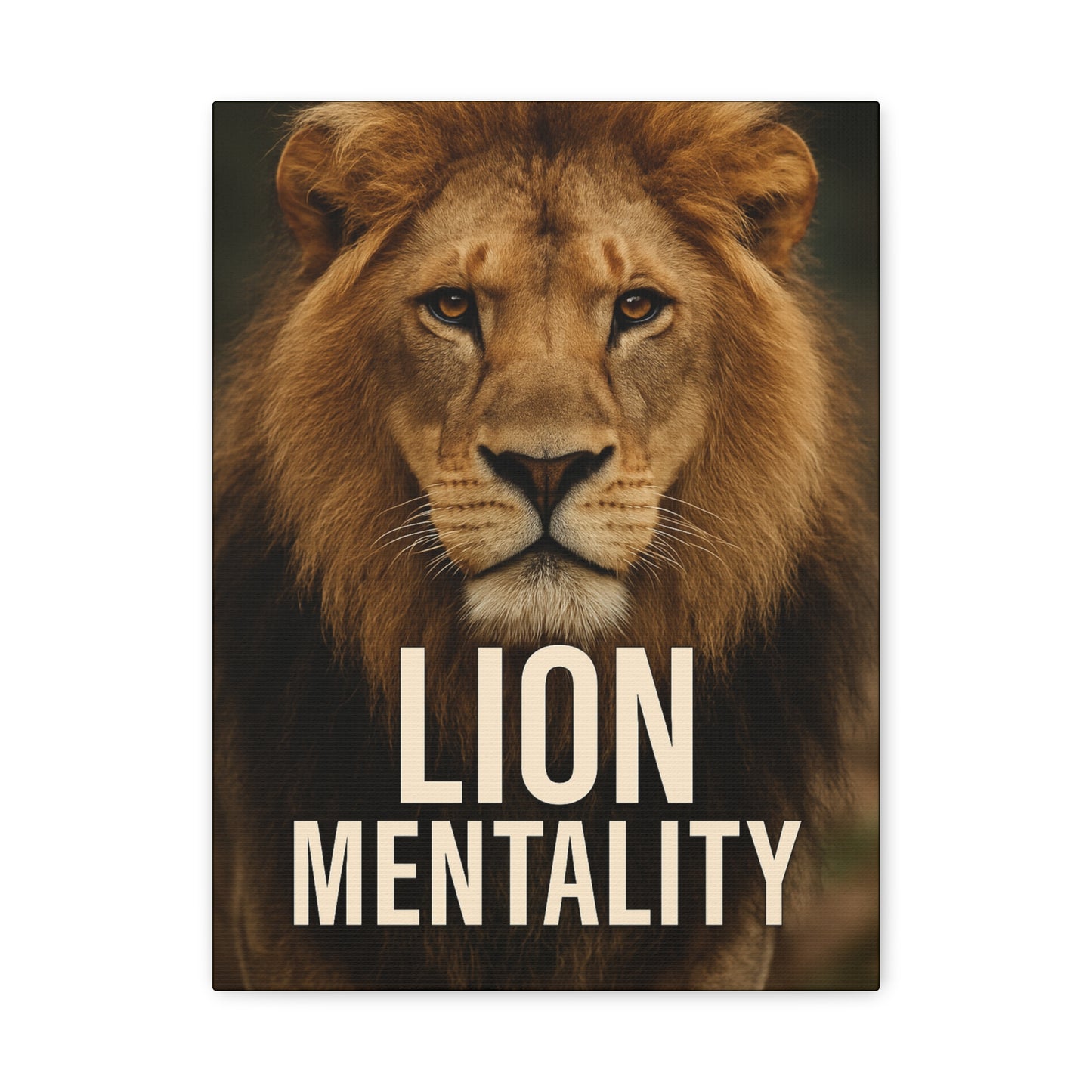 Canvas Print - Lion Mentality
