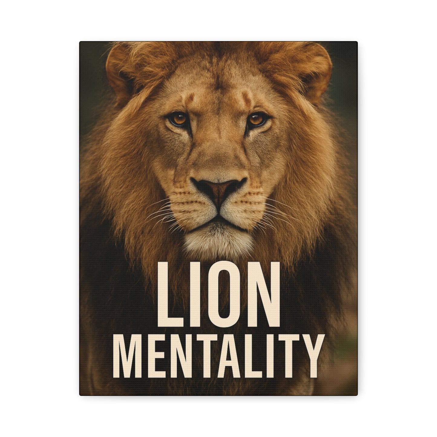 Canvas Print - Lion Mentality