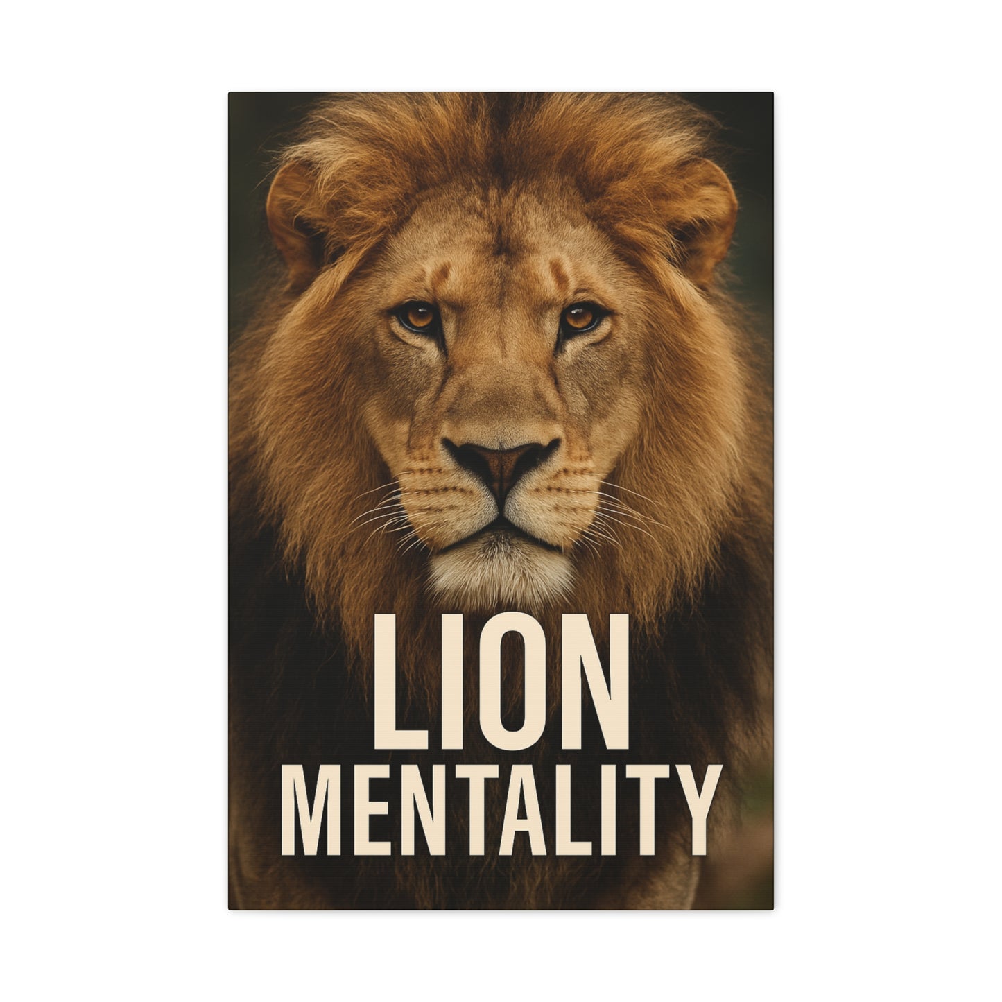Canvas Print - Lion Mentality