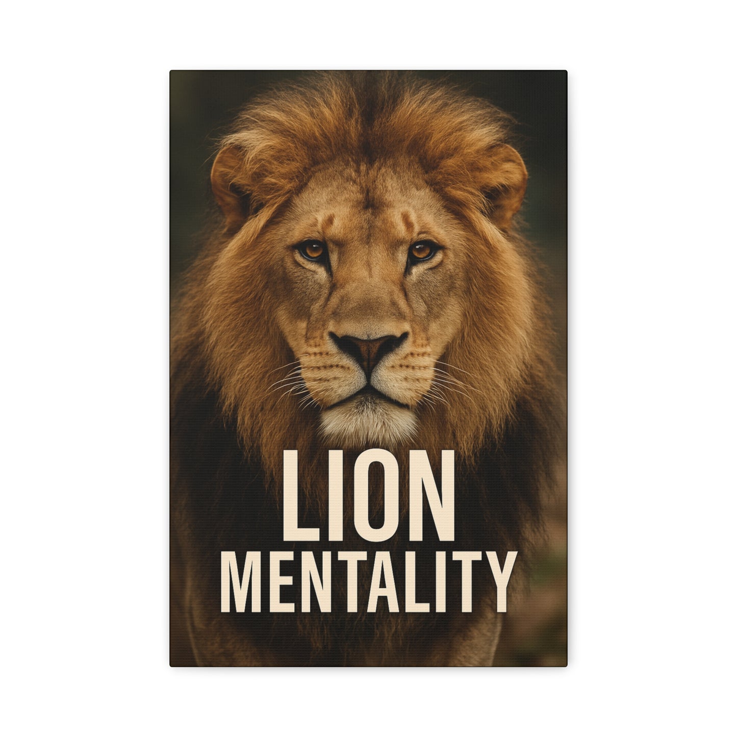 Canvas Print - Lion Mentality