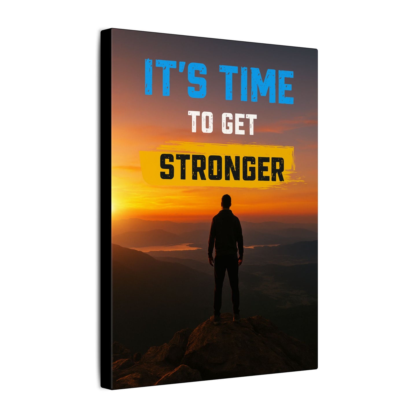 Canvas Wall Art - Motivational Fitness Poster