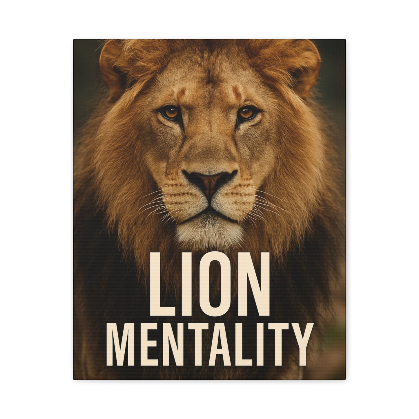 Canvas Print - Lion Mentality