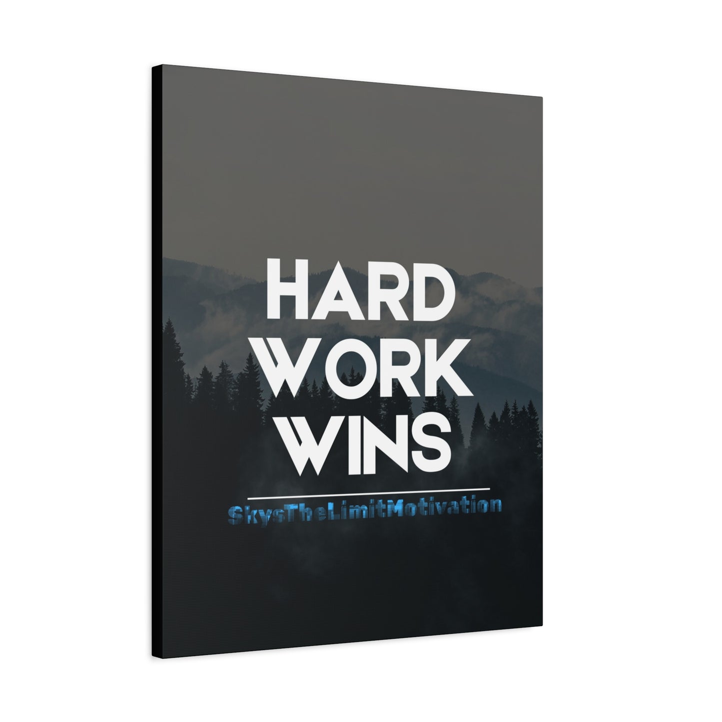Canvas Wall Art - Hard Work Wins