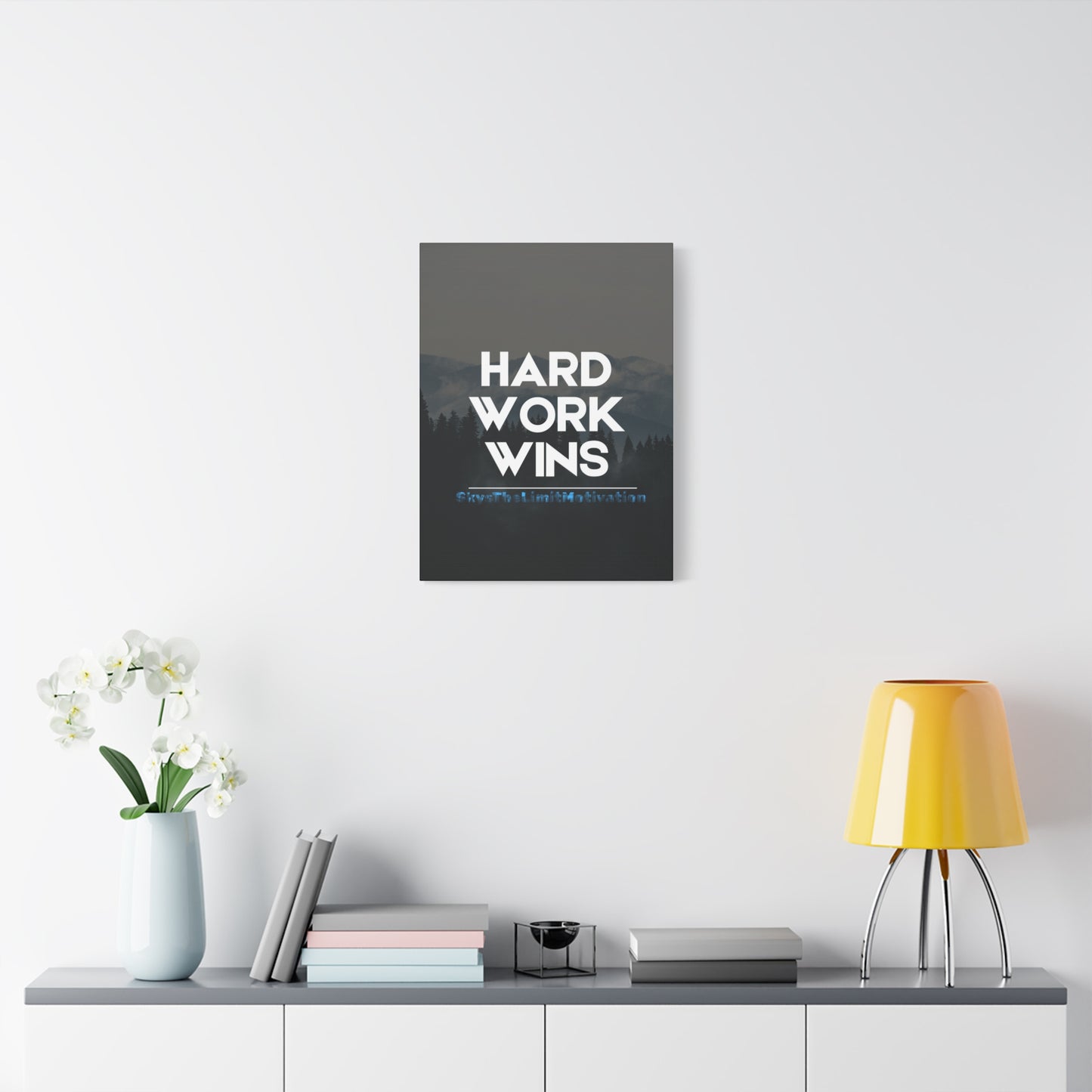 Canvas Wall Art - Hard Work Wins