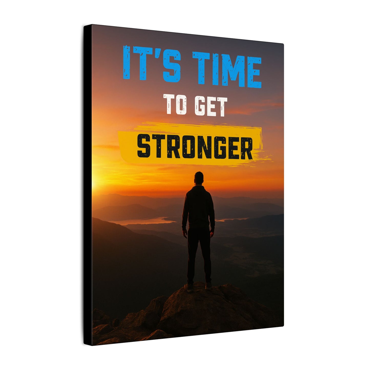 Canvas Wall Art - Motivational Fitness Poster