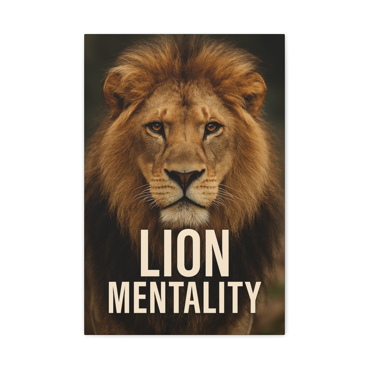 Canvas Print - Lion Mentality