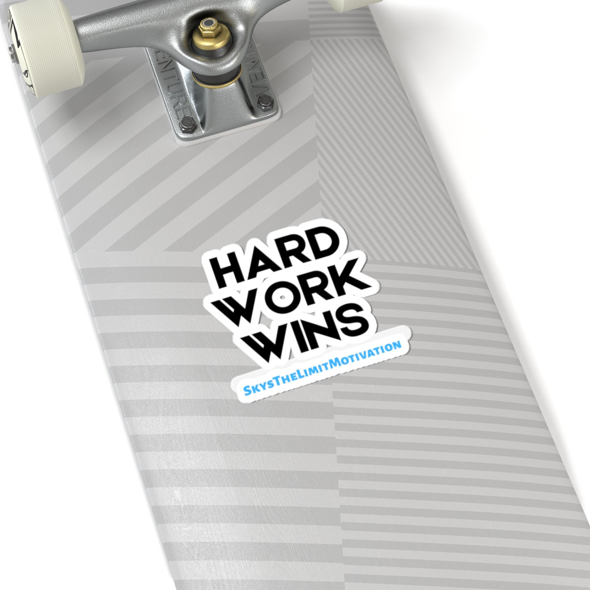Motivational Stickers - Hard Work Wins