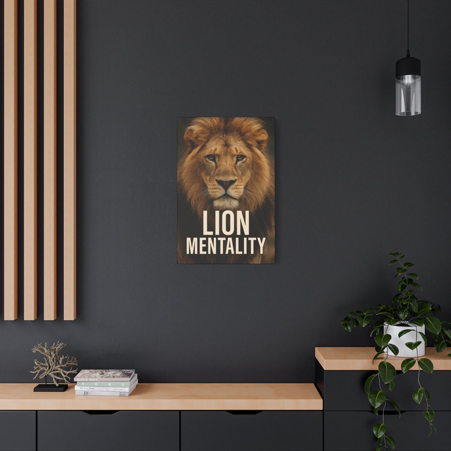 Canvas Print - Lion Mentality