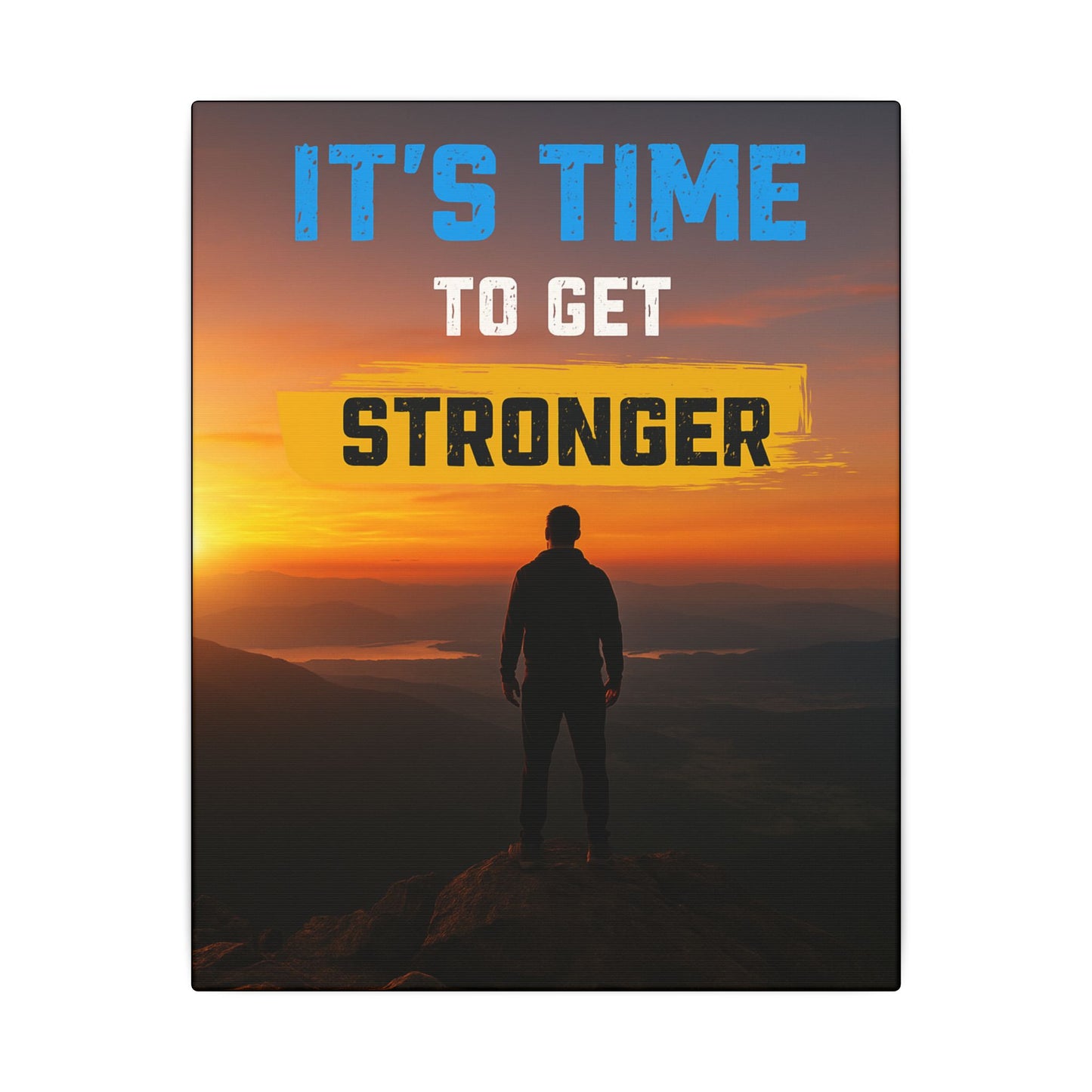 Canvas Wall Art - Motivational Fitness Poster