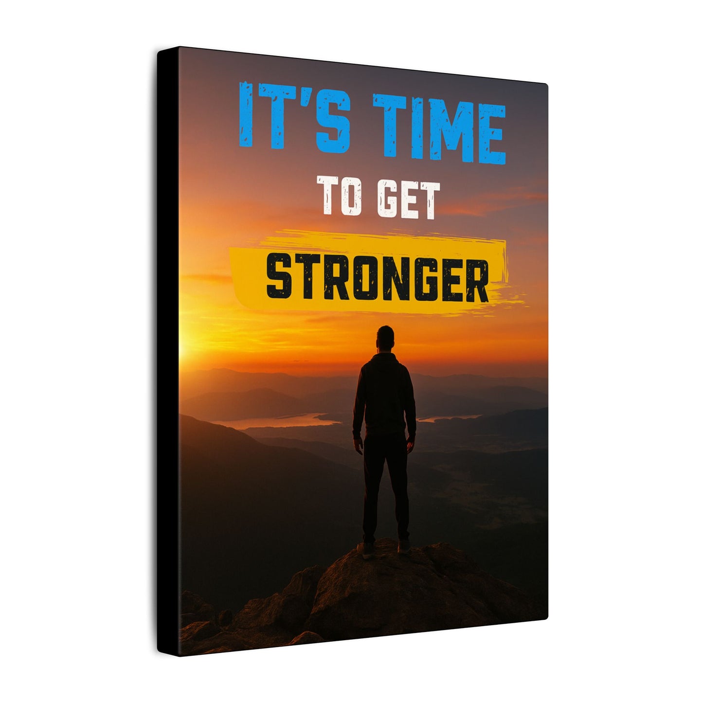 Canvas Wall Art - Motivational Fitness Poster