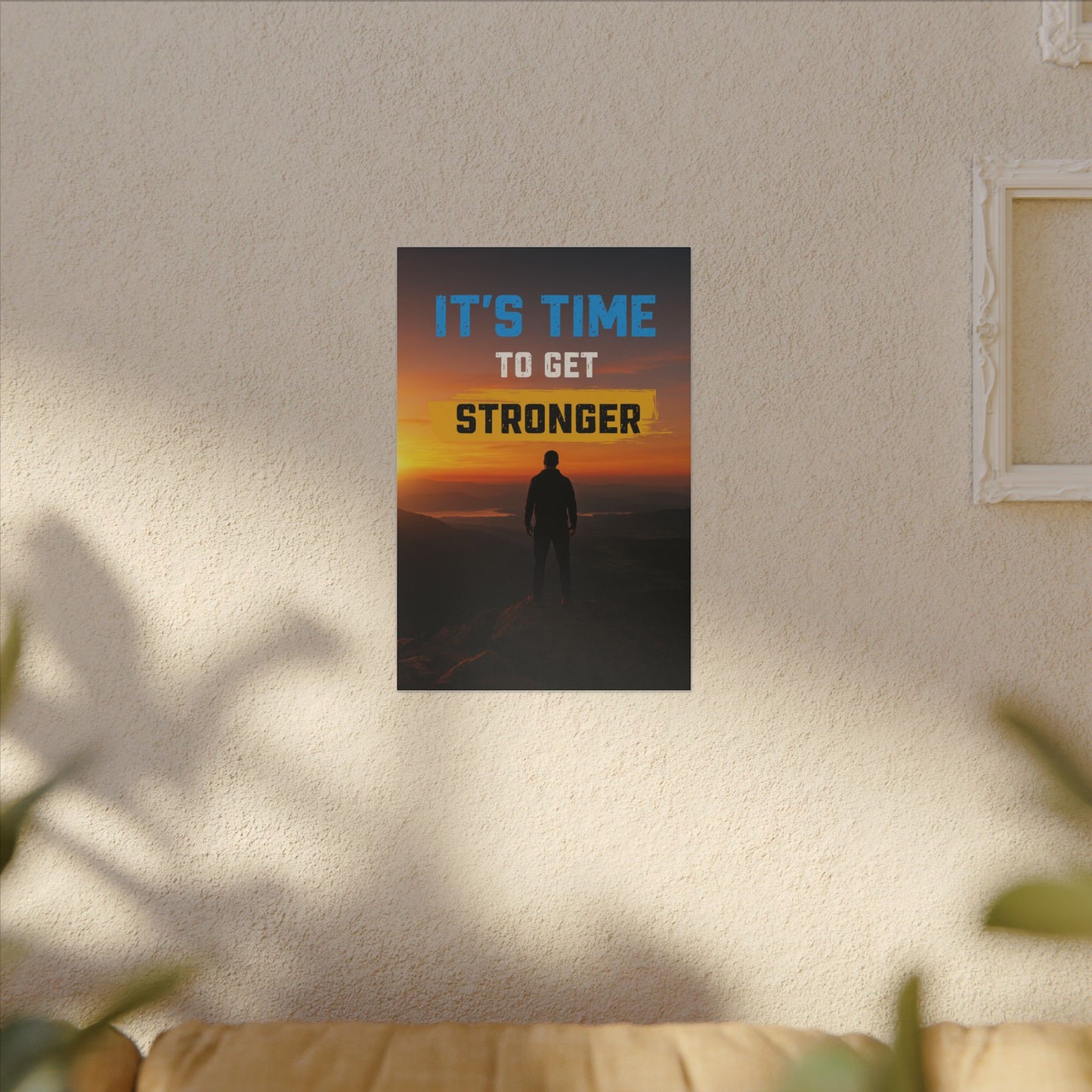 Canvas Wall Art - Motivational Fitness Poster