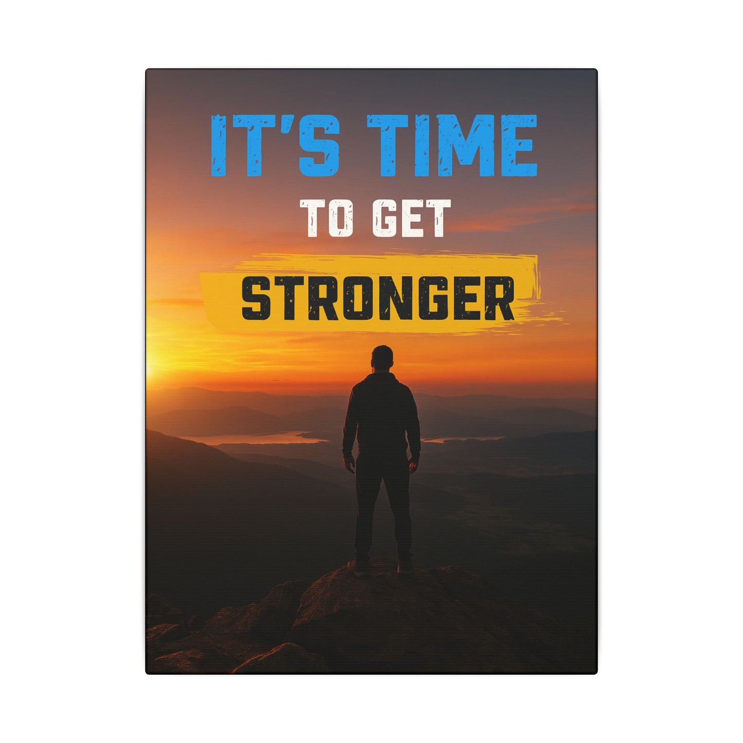 Canvas Wall Art - Motivational Fitness Poster