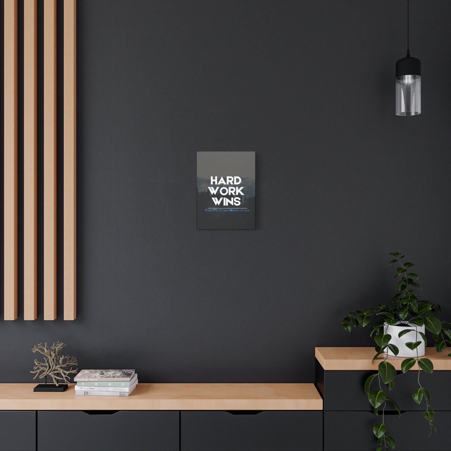 Canvas Wall Art - Hard Work Wins