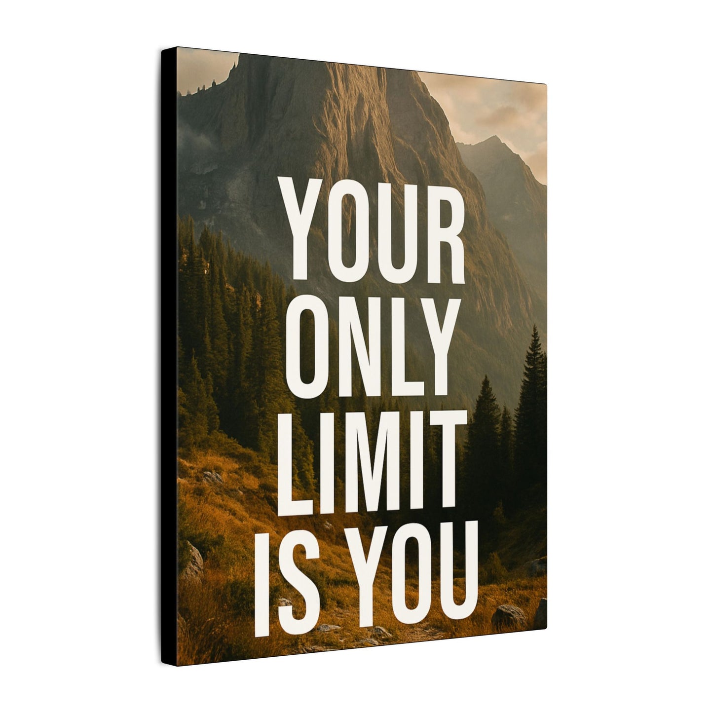 Canvas Wall Art - Your Only Limit Is You Inspirational Quote