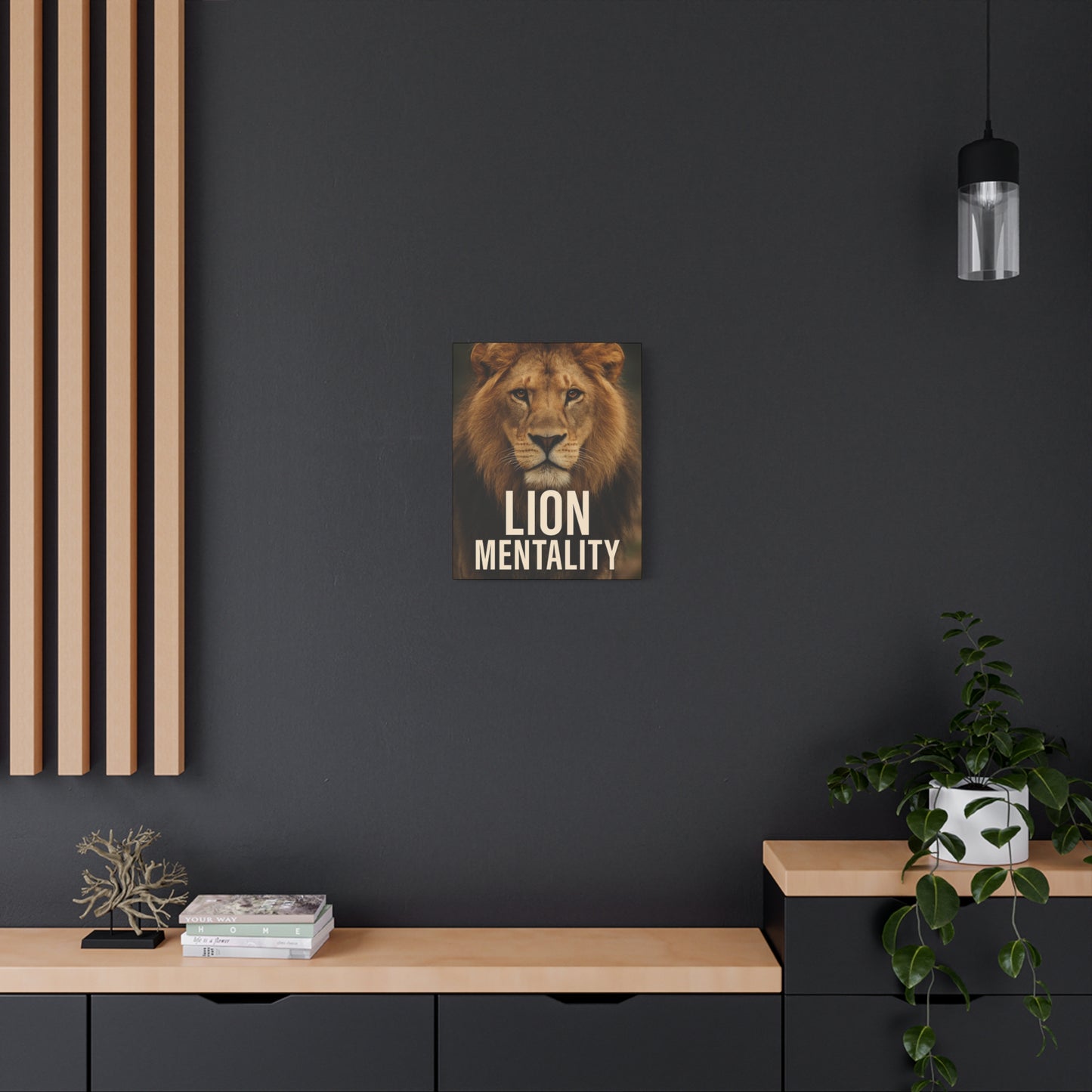 Canvas Print - Lion Mentality