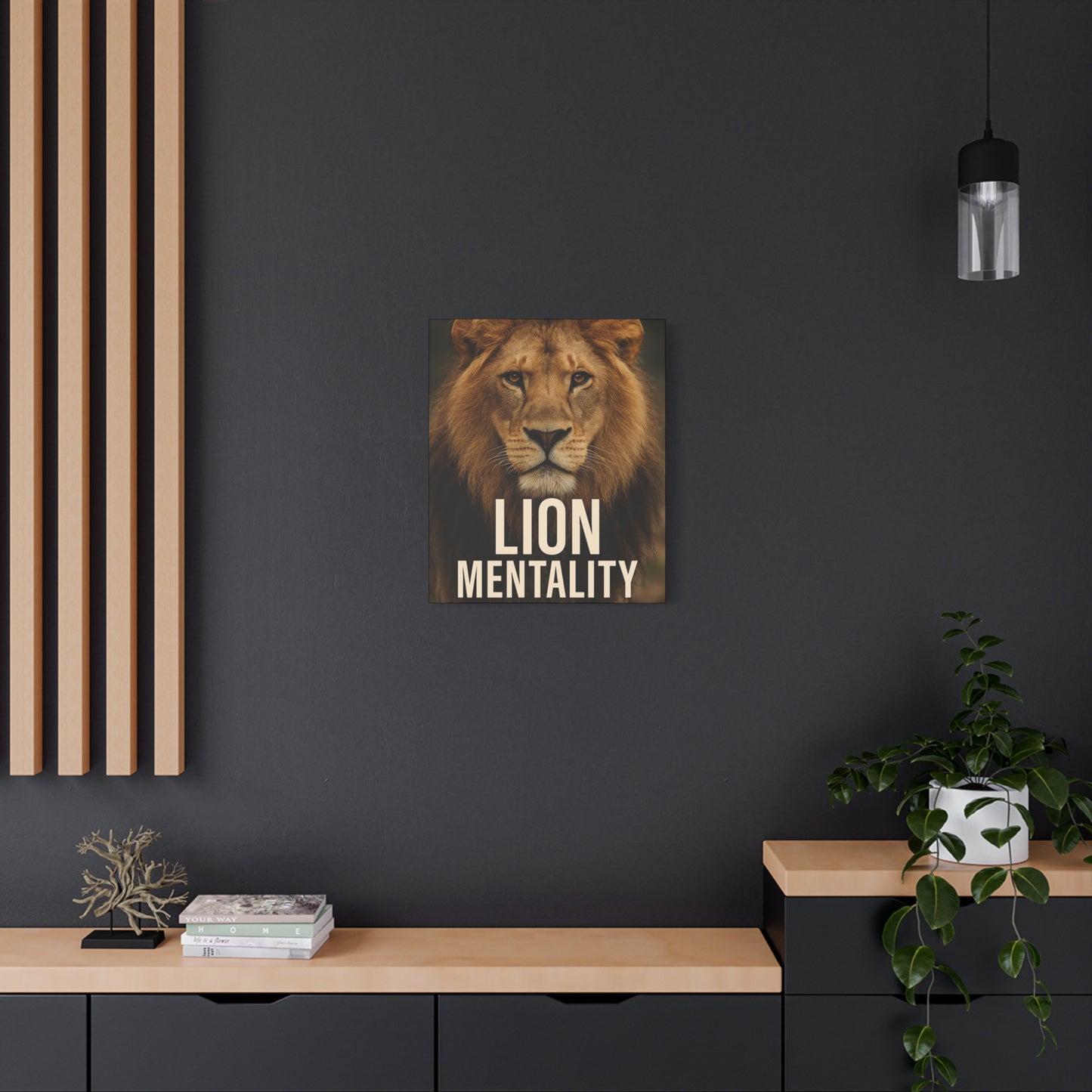 Canvas Print - Lion Mentality