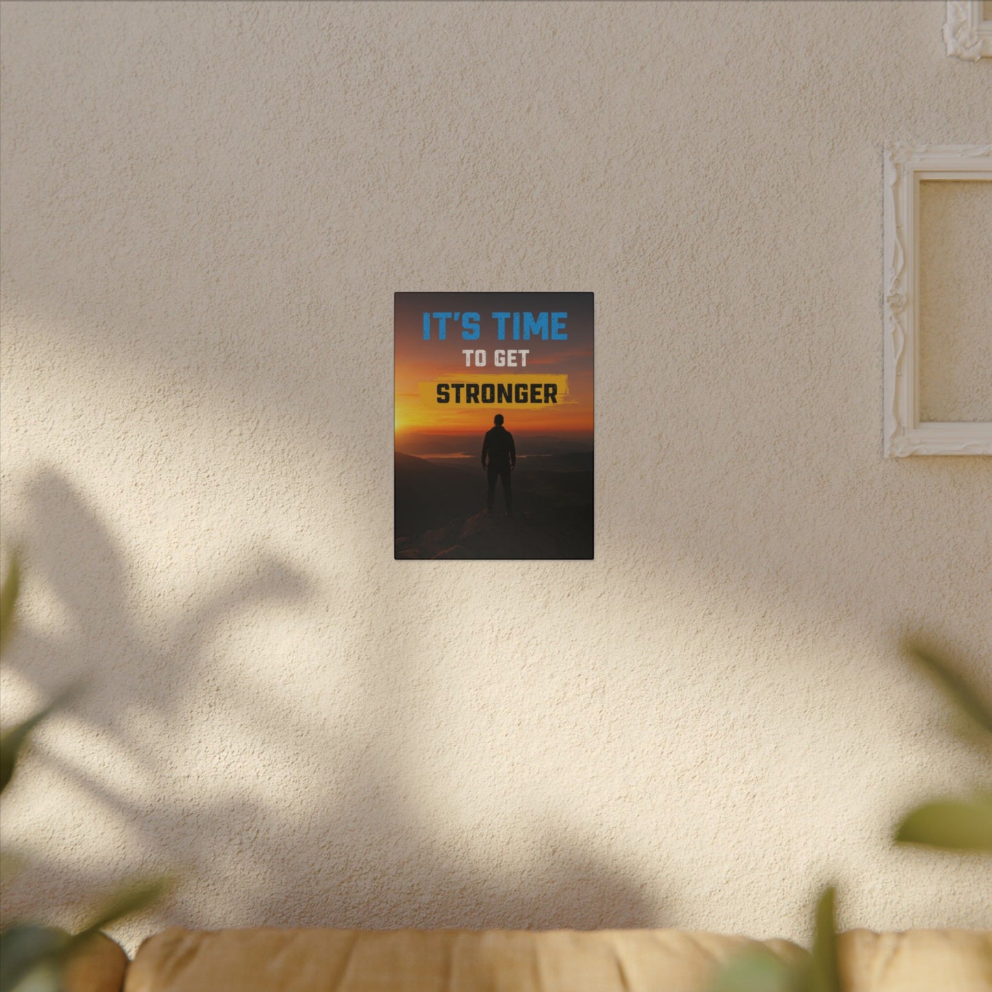 Canvas Wall Art - Motivational Fitness Poster