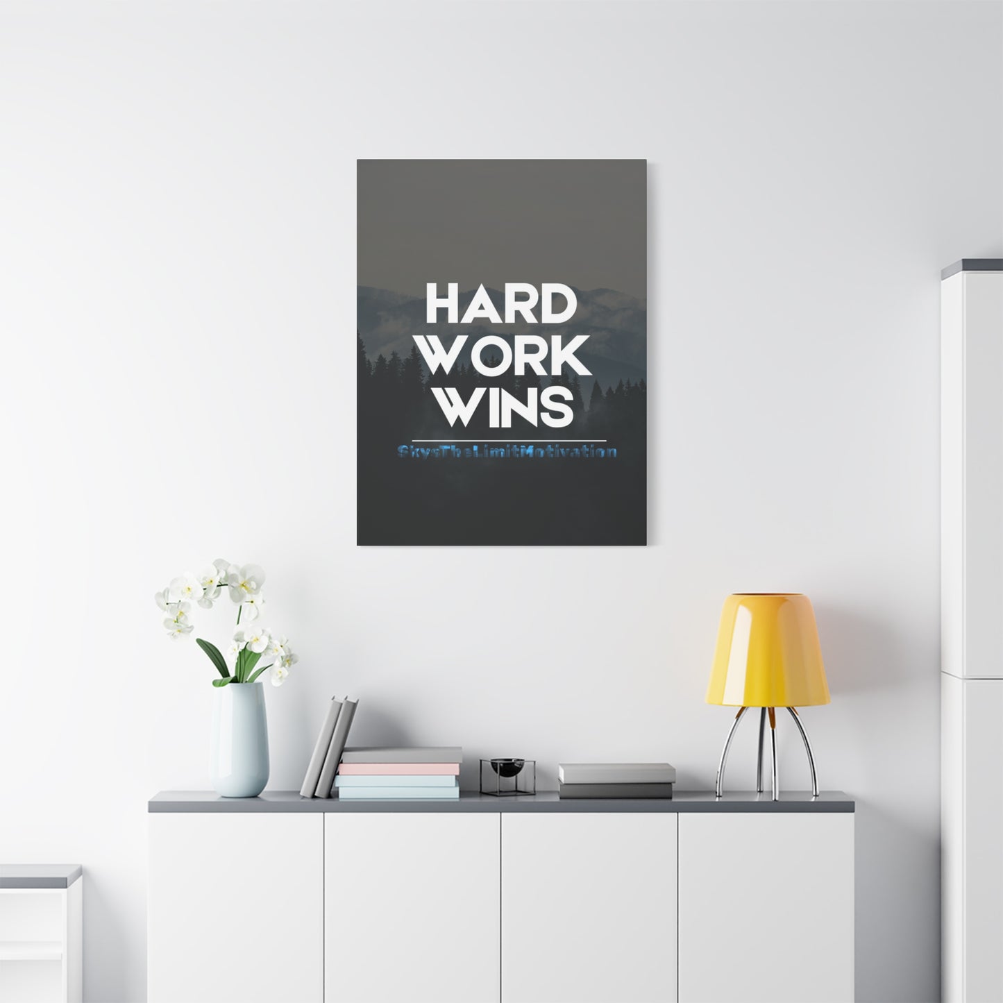 Canvas Wall Art - Hard Work Wins