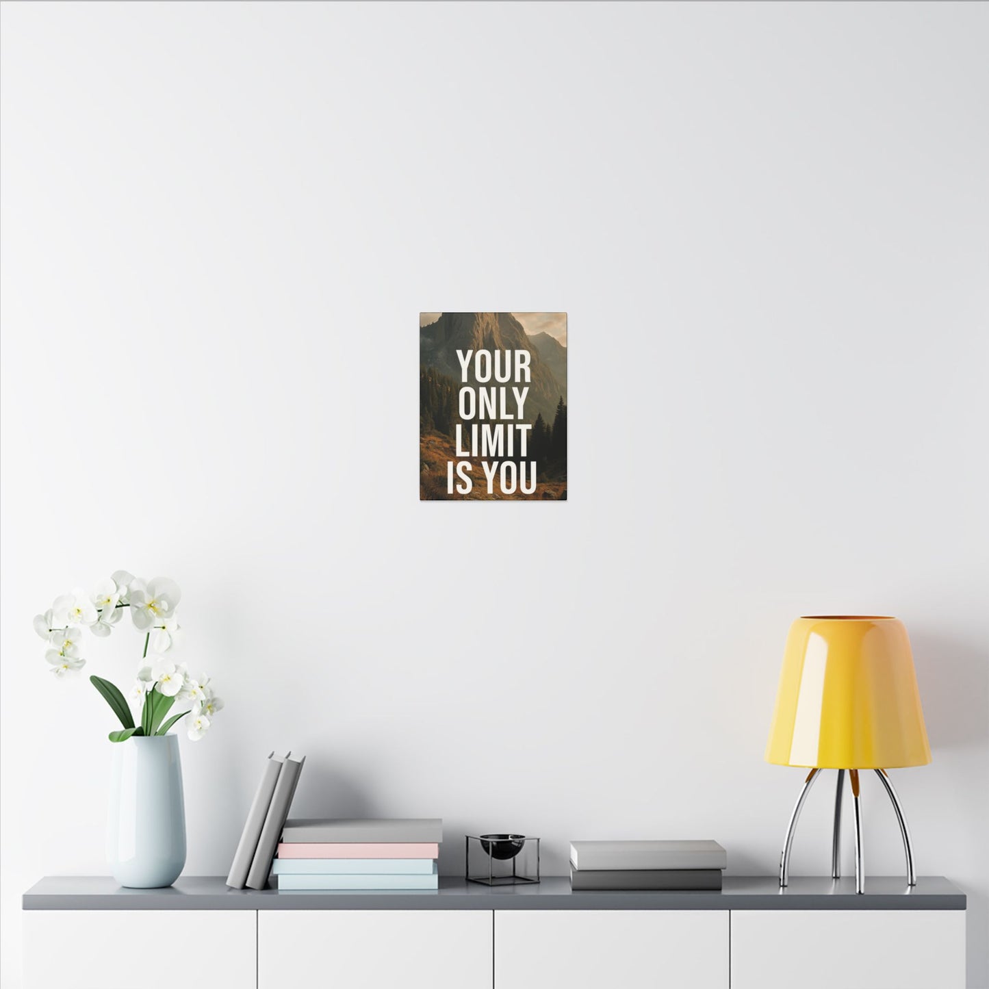 Canvas Wall Art - Your Only Limit Is You Inspirational Quote