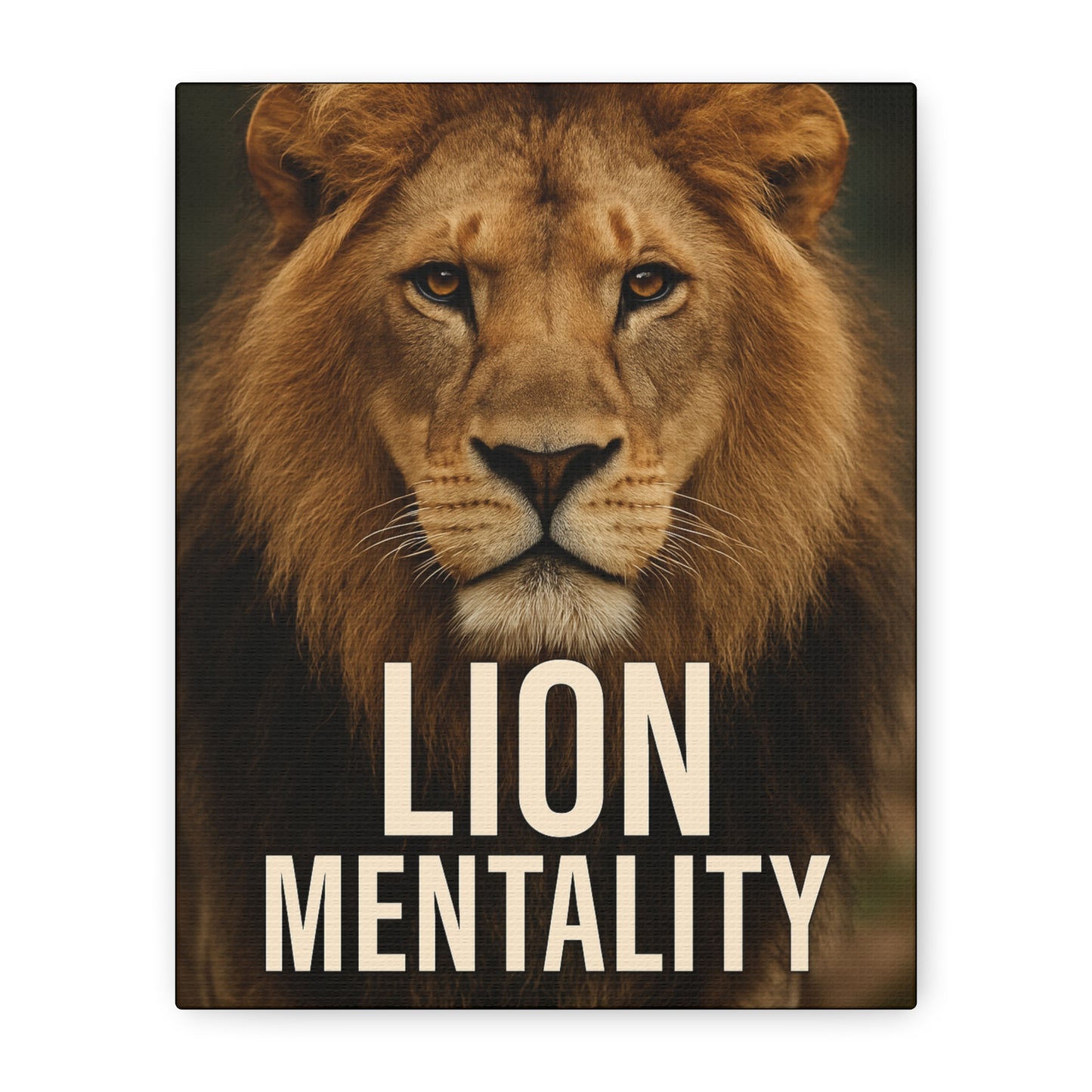 Canvas Print - Lion Mentality