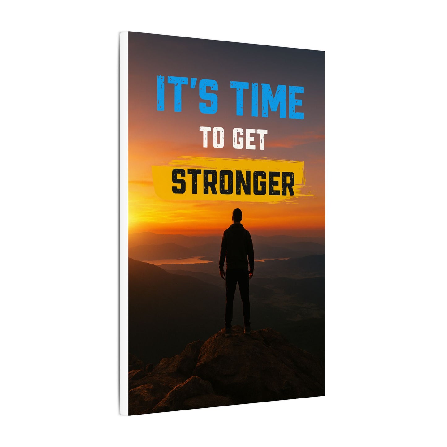 Canvas Wall Art - Motivational Fitness Poster