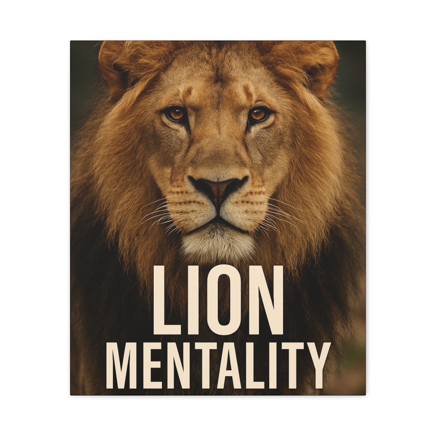 Canvas Print - Lion Mentality