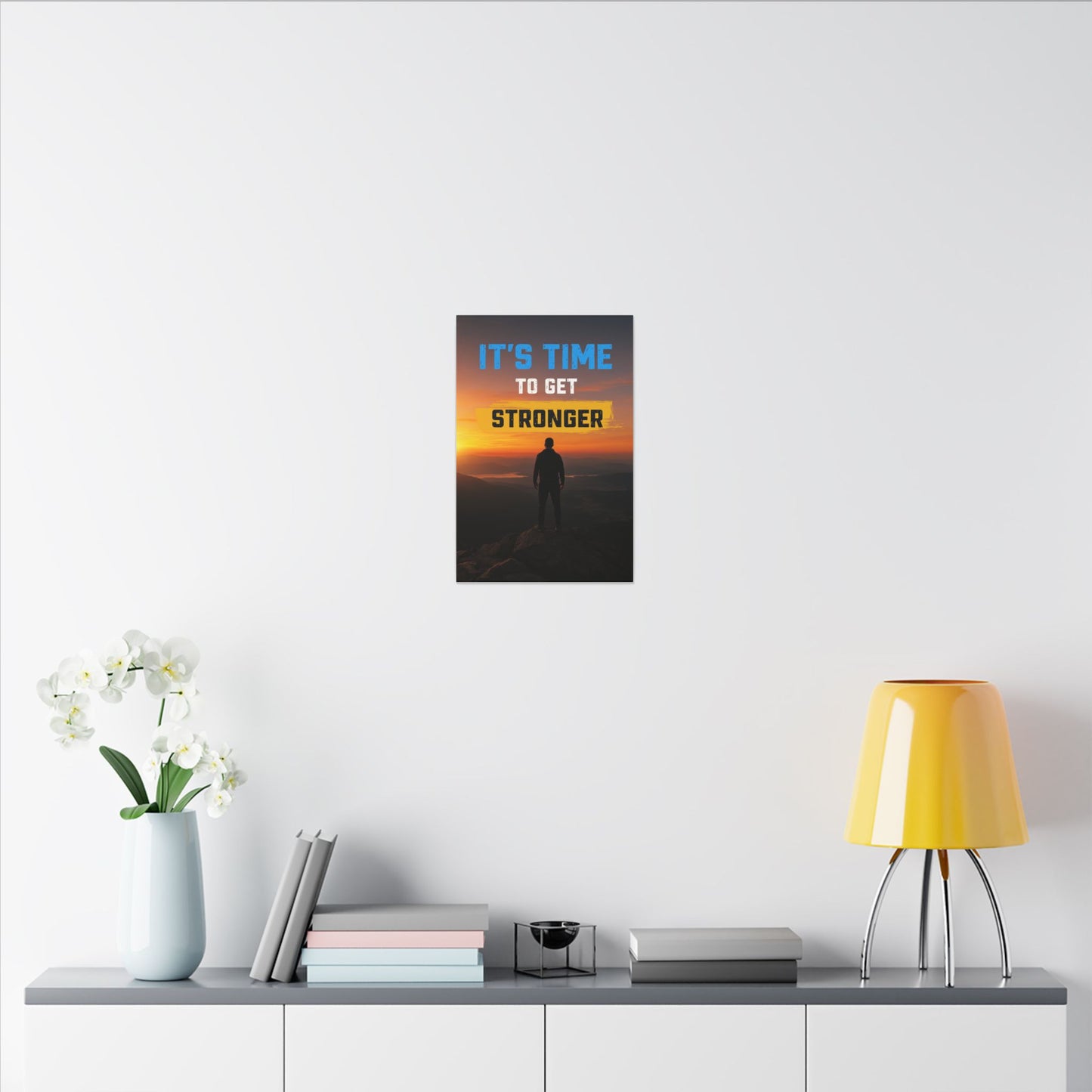 Canvas Wall Art - Motivational Fitness Poster