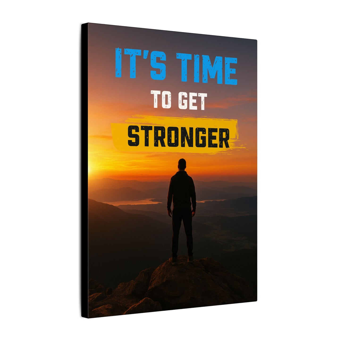 Canvas Wall Art - Motivational Fitness Poster