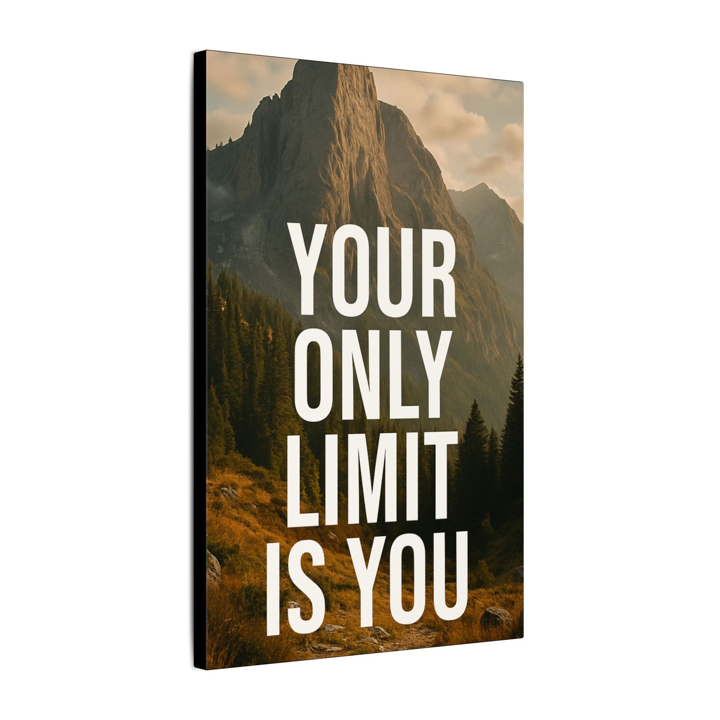Canvas Wall Art - Your Only Limit Is You Inspirational Quote