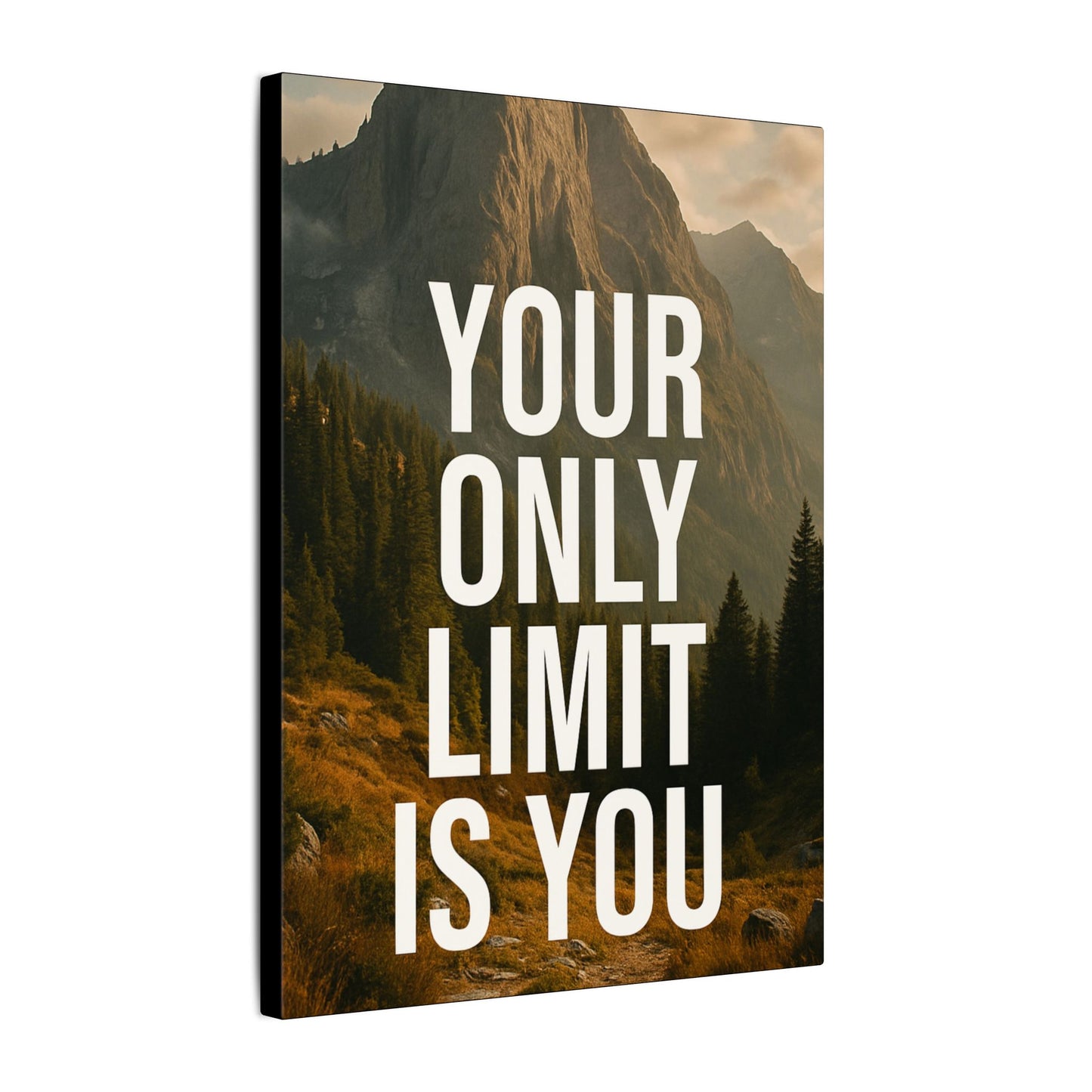 Canvas Wall Art - Your Only Limit Is You Inspirational Quote