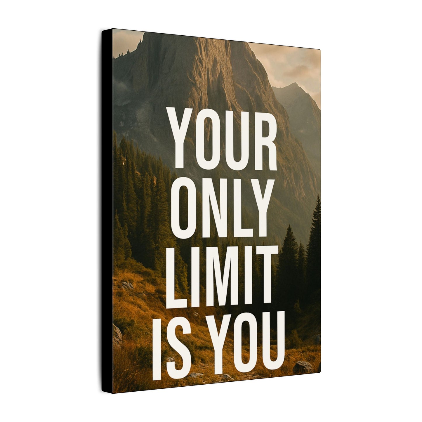 Canvas Wall Art - Your Only Limit Is You Inspirational Quote